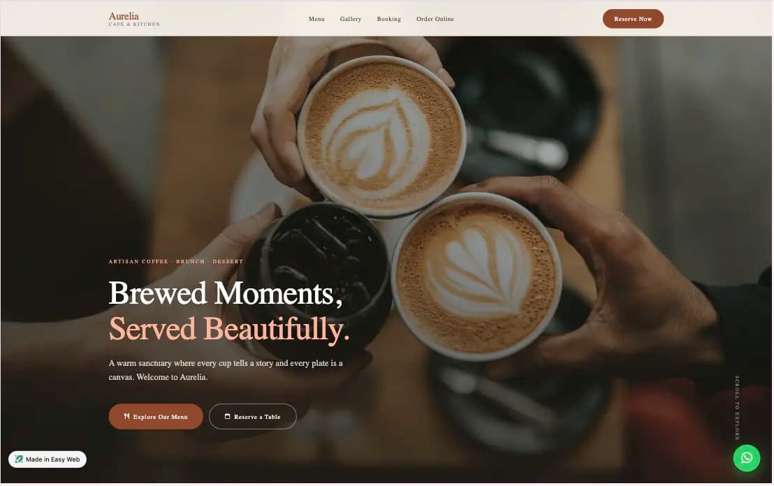 Contoh website portofolio