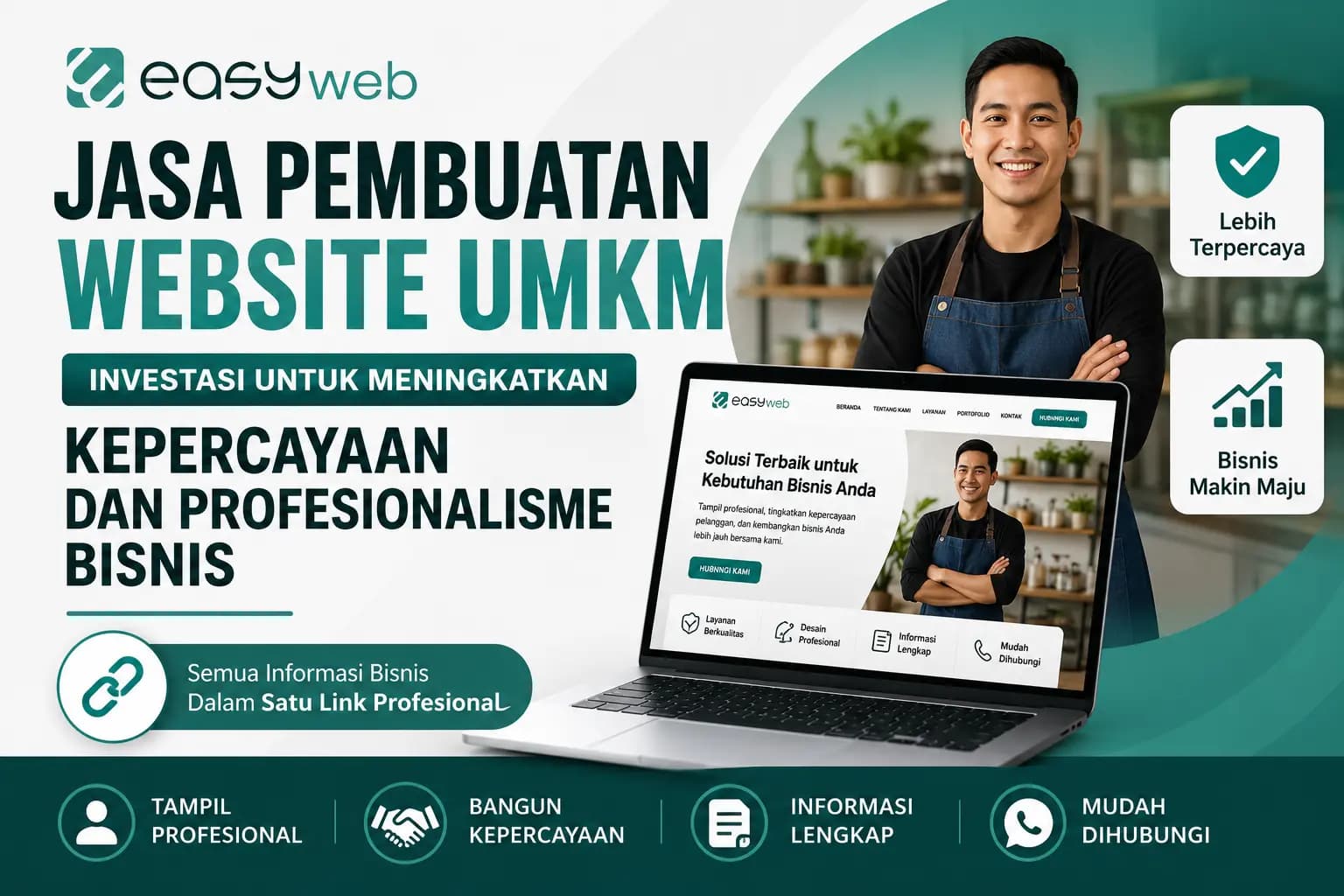 Jasa Pembuatan Website UMKM: Investasi untuk Meningkatkan Kepercayaan dan Profesionalisme Bisnis